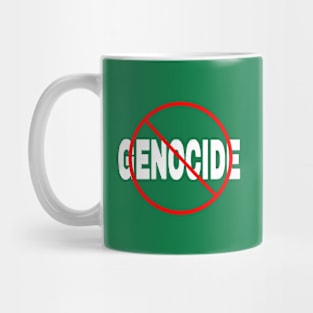 🚫 GENOCIDE - Back Mug